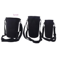 HARRIETT Sport Cup Covers Bag, Neoprene Black Water Bottle Cover Bag, Holder Pouch 18/36/64oz Portab