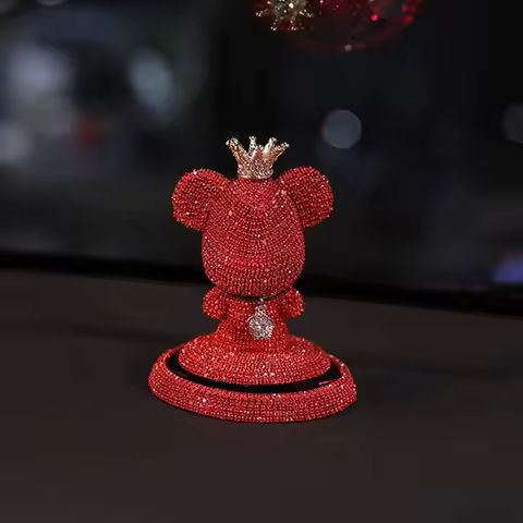 New Charm Gloomy Bear Air Freshener Ornaments Crystal Creative Car Decoration Aromatherapy Accessori