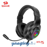 Yaoq [Redragon Hylas] H260เครื่องพิมพ์เกม Rgb หูฟังสำหรับคอมพิวเตอร์คอมพิวเตอร์เสียงรอบทิศทาง3,5มม. Kopfhörer Mikrofür Ps4 Schalter Xbox-One