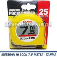 Ready to ship] Hi Lock Meter 7.5 M Measuring Tool Meter Measure Tape - TAJIMA JAPAN