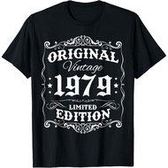 Men's cotton T-shirt Original Vintage 1979 Limited Edition Classic 1979 Men Women T-Shirt