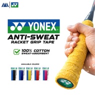 YONEX AC402EX Badminton Racket Grip Sweat Absorbing Cotton Towel Racket Grip-Original Made in Japan 