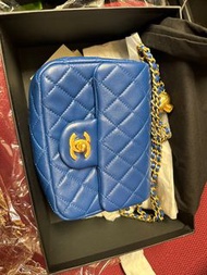 Chanel 金球袋 mini square bag 方胖子