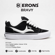 ERONS - BRAVY Classic Black White | Black and White Fat Shoes | Gemoy Bulky Shoes Bold Shoes