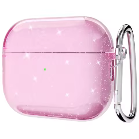 Bling Glitter Soft TPU Earphone Case for Airpods 4 2024 Pro 3 2 Generation Air Pods 3 1 3rd Gen Cove