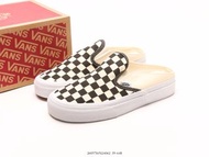 Vans Classic Slip-On 范斯經典低幫百搭一腳蹬休閑拖鞋包頭鞋
