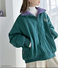 日本 Classical Elf JaVa 拉鍊外套 紫綠色 S碼