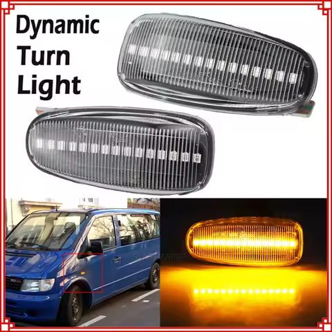 LED Side Marker lamp Turn signal Repeater Light for Mercedes benz Sprinter W901 902 903 904 905 W210