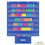 INARANJA Standards Pocket Chart, Educational Large Classroom Pocket Chart, Durable Class Schedule Ch