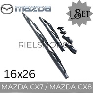 1 Set Wiper Blade / Windshield Wiper Rubber Mazda CX7 Mazda CX8
