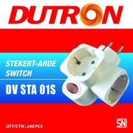 [TERMURAH] Steker T Arde Switch DUTRON Steker T Arde + Saklar DUTRON -