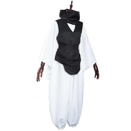 NEW Jujutsu JJK Manga Anime Choso Cosplay Costume Purple Vest Neck Gaiter Belt White Elastic Pants T
