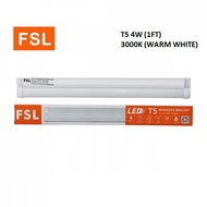 FSL T5 1FT 4W LED TUBE SET C/W BRACKET (WARM WHITE / 3000K)