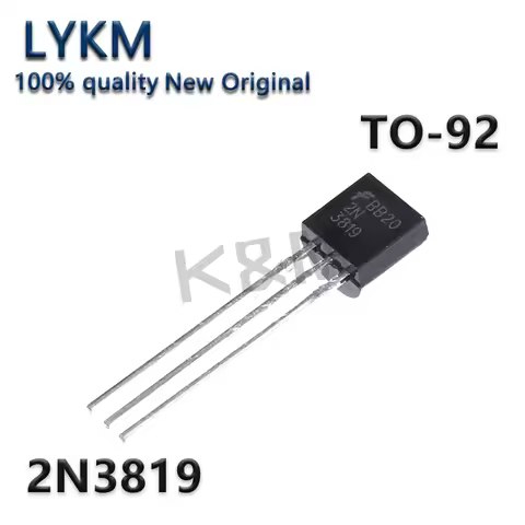10~100/Piece New 2N3819 TO-92 N-channel field-effect transistor In Stock