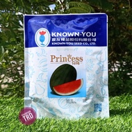 🔥 NEW 🔥 Paket 200g PRINCESS 1698 Known You Seed Biji Benih Tembikai Merah Tanpa Biji F1 Hybrid Seedl