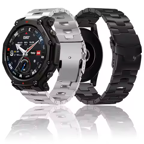 22mm Oracle Titanium Strap For Amazfit T-Rex3 Pro 48mm Helio Bip 6 Balance 2 High Quality Band Huawe