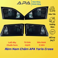 Car Sunshade APA Toyota Yaris Cross Type 1 - Thick Mesh - Combo 4 Sunshades - Vietnam Manufacturing