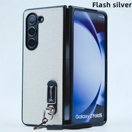 Case Samsung Z Fold 6 Z Fold 5 Z Fold 4 Z Fold 3 Case Gliter Bling Bling Lanyard Tali Case Samsung Z