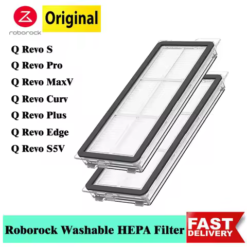 Original Roborock Q Revo Curv Washable Filter Spare Parts For roborock Q Revo S/Q Revo Pro/Q Revo Ma