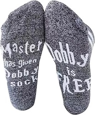 Dobby Socks Unisex Funny Novelty Dobby Is Free Knitted Words Cute Stocking Stuffers Christmas Gtifts