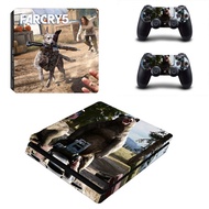 PS4 Slim FARCRY5 Skin Sticker Decals Designed for PlayStation4 Slim Console and 2 controller skins