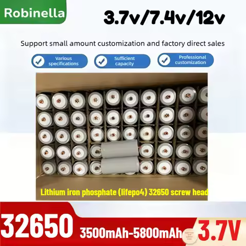 Original 32650 Lifepo4 Battery 3.2V 6000mah Rechargeable Power Batteries High-speed Large Capacity L