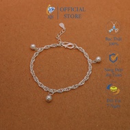 Lắc Tay Bạc Cho Bé Trai Vòng Bạc Ta Trang Sức Trẻ Em JQN B08