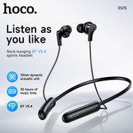 HOCO ES75 Wireless Earphone Neck-Hanging Bluetooth Headset BT5.4 Neckband In-Ear Wireless Sports Mus