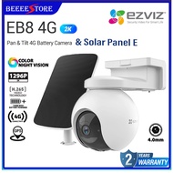 Ezviz EB8 4G 3MP 2K Pan & Tilt GPS Battery Powered Two Way Talk Color Night Vision Outdoor Wireless 