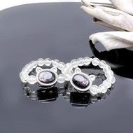 擁貓 。戒指串 療癒 高頻礦石 I 貓頭金運石 利比亞黃金隕石 I