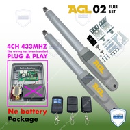 AGL 02  ( 4CH 433MHZ ) SWING ARM AUTOGATE  (FULL SET) HEAVYDUTY DREAM AUTO GATE SYSTEM AGT02