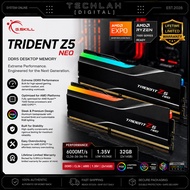 G.SKILL TRIDENT Z5 NEO | CL36 | 6000MHZ | 1.35V | 32GB (2x16GB) | INTEL XMP / AMD EXPO | DDR5 DESKTO