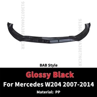 อุปกรณ์ปรับจูนคางกันชนรถด้านหน้าสำหรับ Mercedes Benz C Class W204 4ประตู2007 2008 2009 2010 2011 201