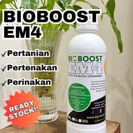 1L BioBoost EM4 Pentenakan Pertanian Perikanan Baja Kompos Ready Stock New Arrivaly