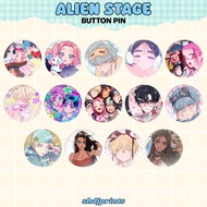 Alien Stage - ALNST - MiziSua IvanTill HyuLuka | Button Pin | Can Badge | 58mm | 2.25inch