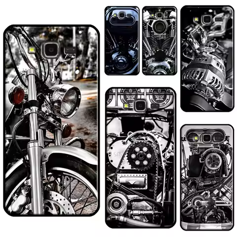 Motor Engine Motorcycle Case For Samsung Galaxy J1 J3 J5 J7 2016 A3 A5 2017 A8 A6 J4 J6 Plus A7 A9 J