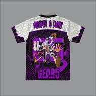 Luffy Gear 5 One Piece Jersey v2 Men's and Women's Collar Shirt KJA RACING STYLE JR64