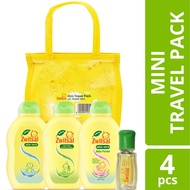 Zwitsal Baby Mini Travel Pack Paket Perlengkapan Mandi / Sabun Bayi Perlengkapan Travel Paket Kado B