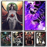 2026 Overlord Poster Aesthetics Anime Figure Overlord 4 Big Size Manga Canvas Painting Wall Art Deco