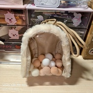 [Ready Stock] New Style Plush Doll Bag 10cm 12cm Walking Baby Bag Cotton Doll Valley Storage Guru Sa