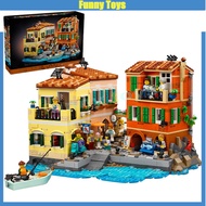 21359,Italian Riviera Building Blocks Ideas Collectible Village Set,Toys Gifts for Boys and Girls