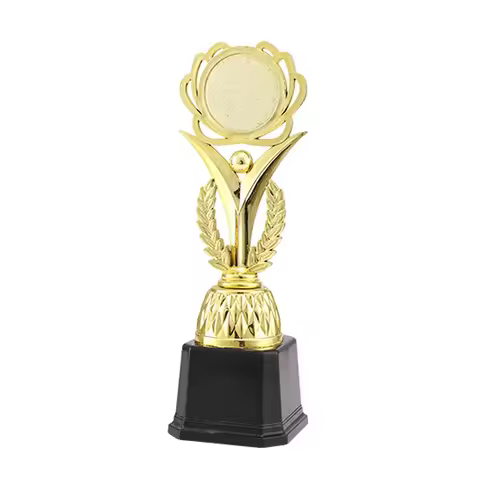 20.5/23.5/26.5/27.5 CM Gold Trophy Large Size Plastic Material Award Cup Creative Design Gold Color 