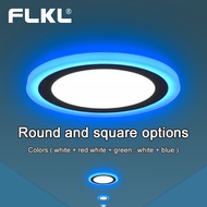 FLKL (READY STOCK) BLUE LINE/WARM LINE DUAL COLOR 3-7 INCH DOWNLIGHT 3-18W+3-6W