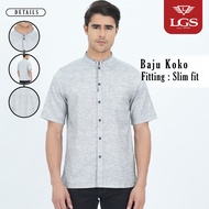 LGS - Shirt koko - Patterned Collar - White - Slim Fit - JSH.385.S2062KF.435.C C C C