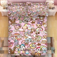 Tokidoki Fitted Bedsheet pillowcase 3D printed Bed set Single/Super single/queen/king beddings korea