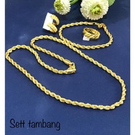 1 set of gold mine women's jewelry code 021