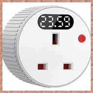 Digital Plug with LED Display Countdown Timer 1 Min- 24H Adjustable UK Socket Power Switch UK PLUG