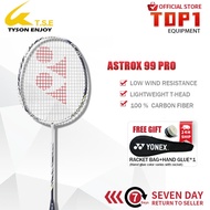 【Lee Chong wei's】YONEX ASTROX 99 White Badminton Racket Made in China Free string bag and grip