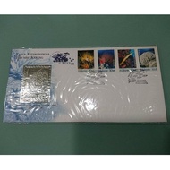 1997 Malaysia FDC Royal Selangor Pewter - International Year of Reef 97