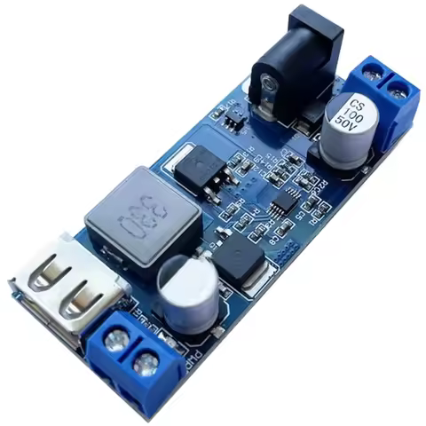 For Embedded System Projects DC-DC Step-down Module 5A USB Power Supply Module 5A Power Module USB-A